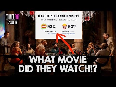 "Glass Onion" is bad. We're sorry. | Movie Review by The Bluff Council