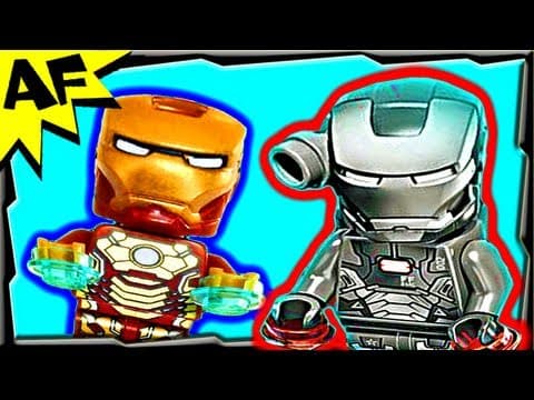 Iron Man WAR MACHINE EXTREMIS Sea Port Battle 76006 Lego Marvel Super Heroes Animated Review
