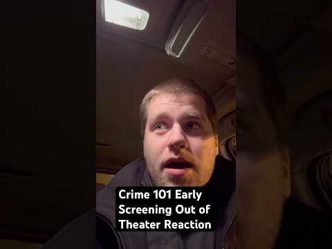 Crime 101 Early Screening Out of Theater Reaction #YouTube #Shorts #movie #moviereview