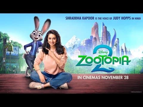 Shraddha Kapoor is the voice of Judy Hopps in Hindi | Zootopia 2 | In Cinemas November 28