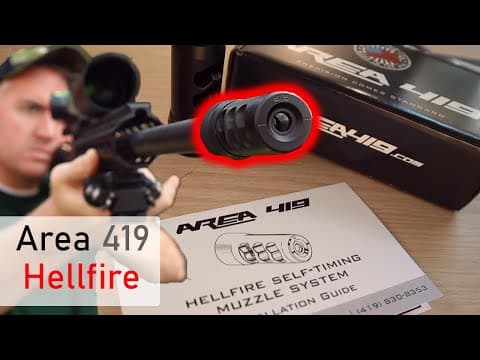 Area 419 Hellfire Review :  The lowest recoiling muzzle brake ever