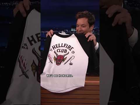 #JosephQuinn makes Jimmy an honorary member of Hellfire Club. #StrangerThings #shorts