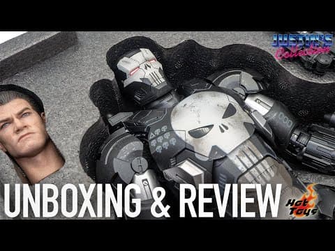 Hot Toys Punisher War Machine Armor Unboxing & Review
