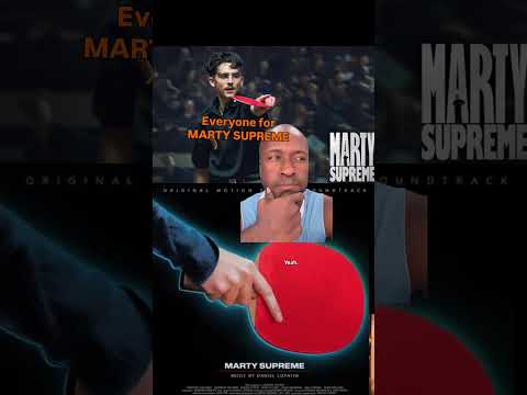 Everyone with the “MARTY SUPREME” Table Tennis Movie. #pingpong #tabletennis #shorts